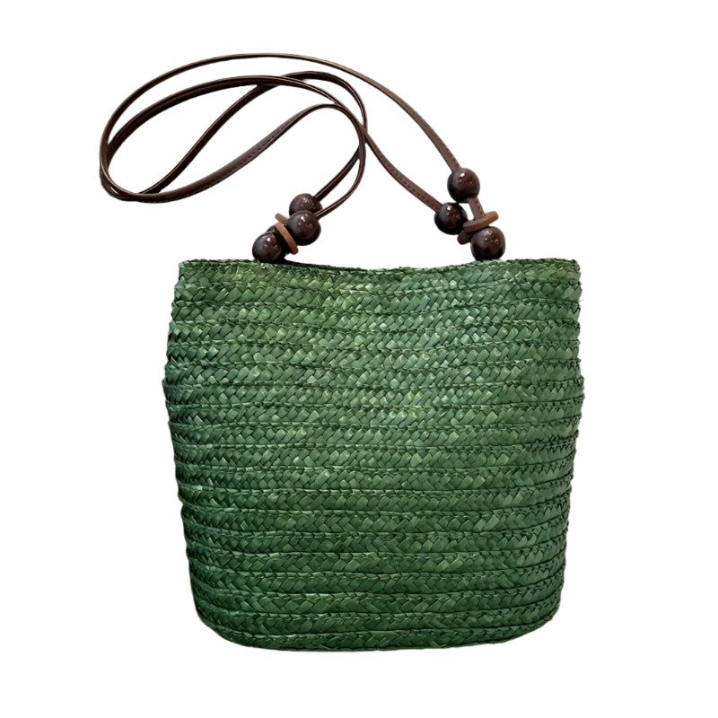 Casual Straw Woven Shoulder Bags For Women | Wicker Handbags | Handmade Summer Beach Bag | Large Capacity Rattan Totes