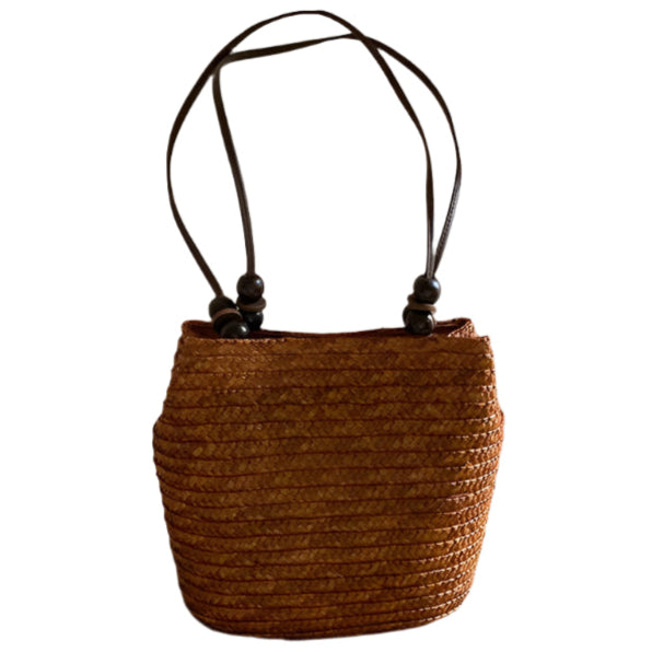 Casual Straw Woven Shoulder Bags For Women | Wicker Handbags | Handmade Summer Beach Bag | Large Capacity Rattan Totes