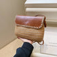 Casual Straw Saddle Crossbody Shoulder Bag | Summer Messenger Bag | Rattan Beach Bags | Lady Travel Purses and Handbags