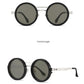 Small Round Steampunk ND9 Adjustable Dimming Sunglasses Polarized Metal Frame Punk Sun Glasses Fishing Eyewear UV400