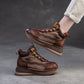 Genuine Leather Women Boots | Lady Platform Wedge Plush | Warm Causal Autumn Winter Fashion | Thick Bottom Sneakers Shoes