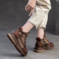 Genuine Leather Women Boots | Lady Platform Wedge Plush | Warm Causal Autumn Winter Fashion | Thick Bottom Sneakers Shoes