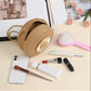 Round Crossbody Shoulder Bag | Women Woven Beach Bag for Ladies | Rattan Handmade Knitted Small Straw Purse and Handbag