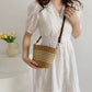 Fashion Summer Straw Crossbody Beach Bag | Woven Shoulder Handbag | Messenger Purses For Women