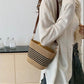Fashion Summer Straw Crossbody Beach Bag | Woven Shoulder Handbag | Messenger Purses For Women
