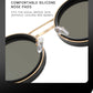 Small Round Steampunk ND9 Adjustable Dimming Sunglasses Polarized Metal Frame Punk Sun Glasses Fishing Eyewear UV400